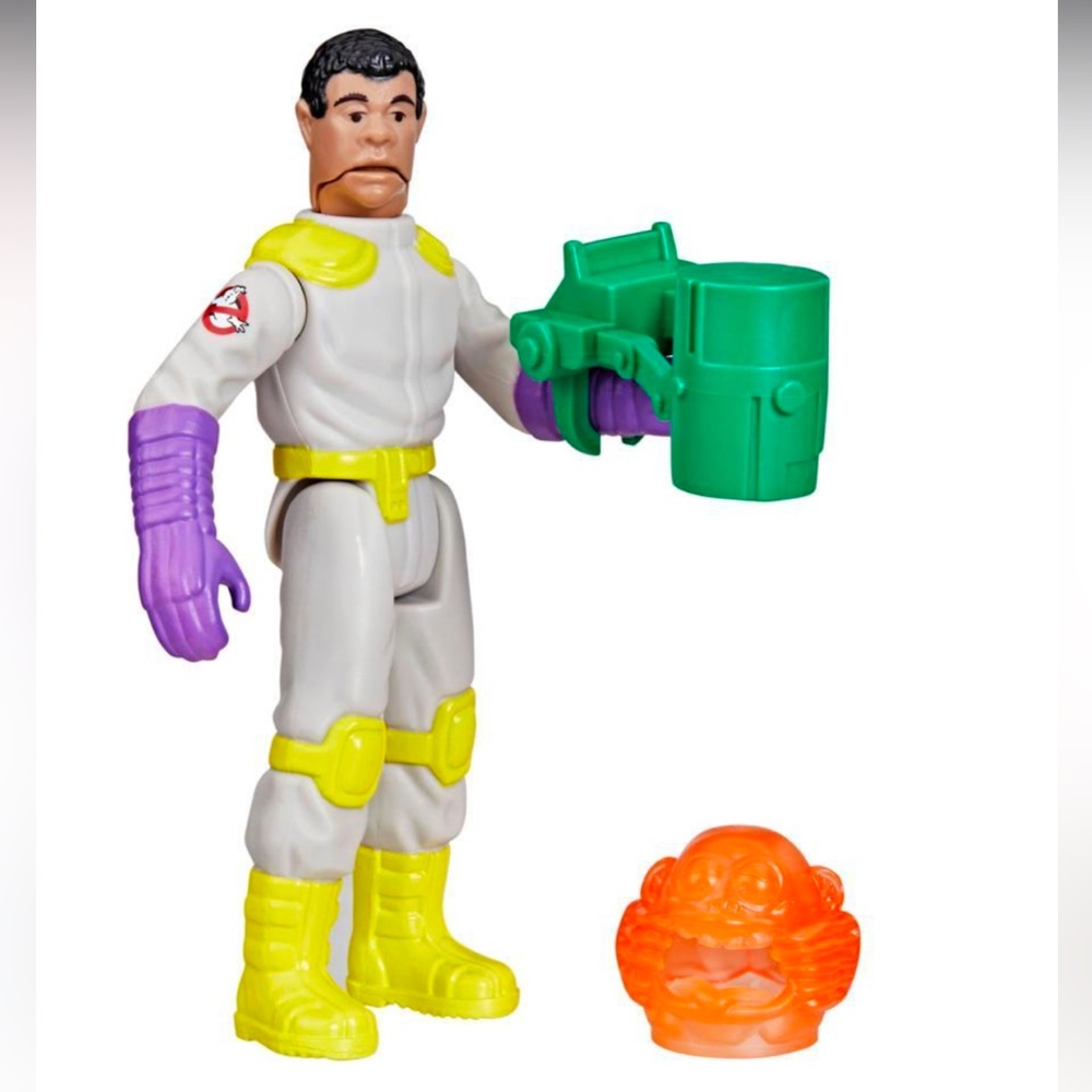 The Real Ghostbusters Winston Zeddemore & Scream Roller Ghost. Brand new in box!
